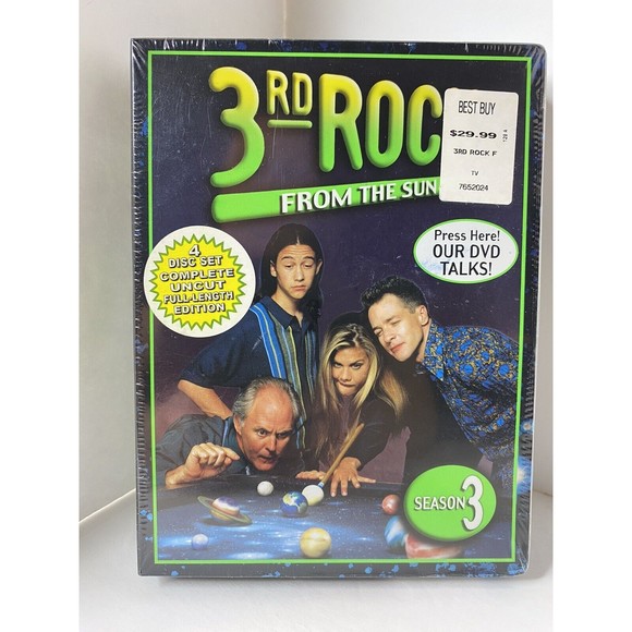 3rd Rock from the Sun - Season 3 (DVD, 2006, 4-Disc Set) sealed, NEW - Picture 1 of 5